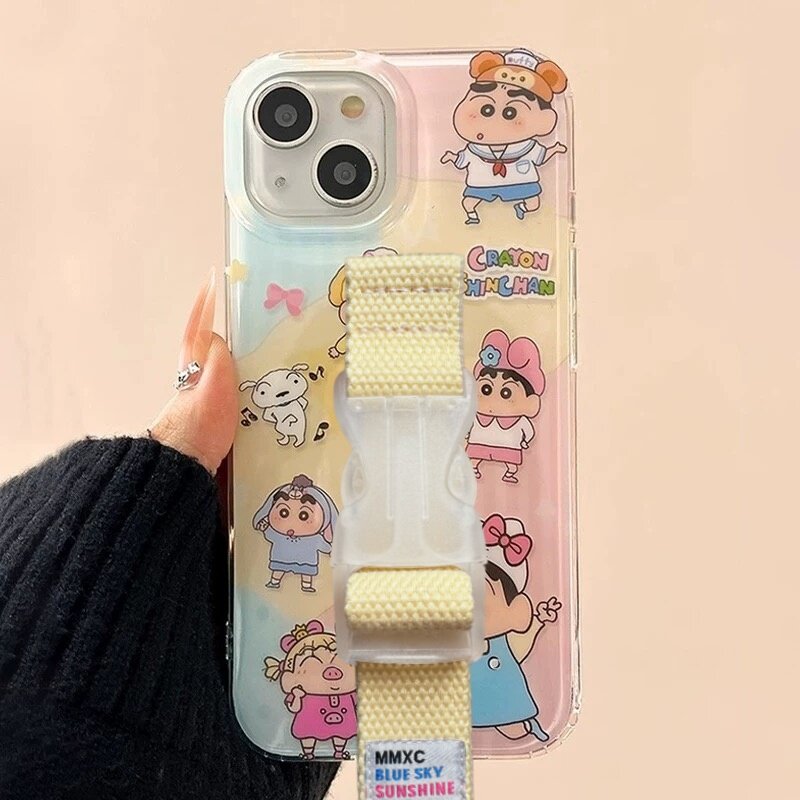 卡通可爱朱迪适用苹果17 16 Pro Max腕带手机壳苹果15 14 13华为mate60 70 P80小新创意便携小米17定制型号