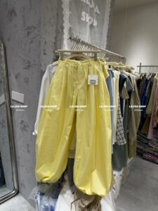 Miss家 2026夏季韩版时尚百搭宽松显瘦设计感小众休闲裤裤脚抽绳