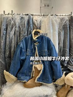 Miss家2025冬季新款韩版宽松休闲百搭牛仔外套女短款夹克上衣潮