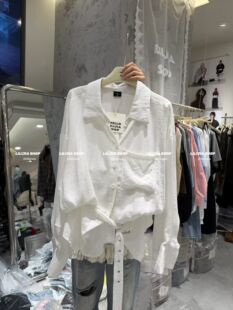 2026新款 配腰带衬衫 韩版 百搭显瘦翻领宽松休闲风长袖 时尚 Miss家