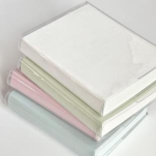 A6韩系小绿砖小粉砖手帐笔记本高颜值简约横线加厚学生日记记事本