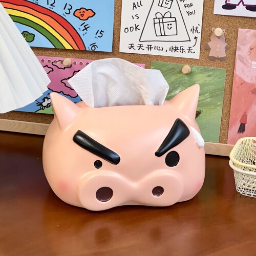 创意蜡笔小新肥嘟嘟左卫门纸巾盒