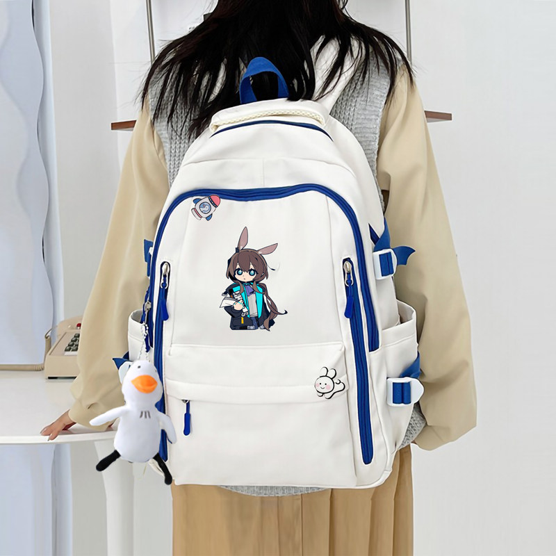 阿米娅书包双肩包通勤旅行大容量中小学生高颜值创意礼物明日方舟