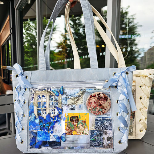 地缚少年花子君谷子吧唧痛包单肩包学生丝带痛日系二次元动漫通勤