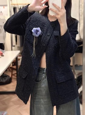 底价咨询 小香风黑色外套