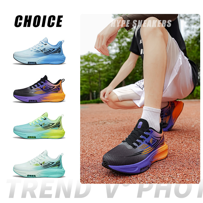 乔丹格兰新款飞织网面运动鞋男轻便跑步鞋 百搭休闲户外运动网鞋