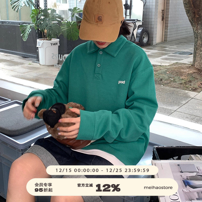 简约两色基础Polo衫good款