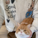 卫衣 懒惰猫猫连帽加绒开衫 美好商店MeihaoStore爱钻拖鞋 睡觉