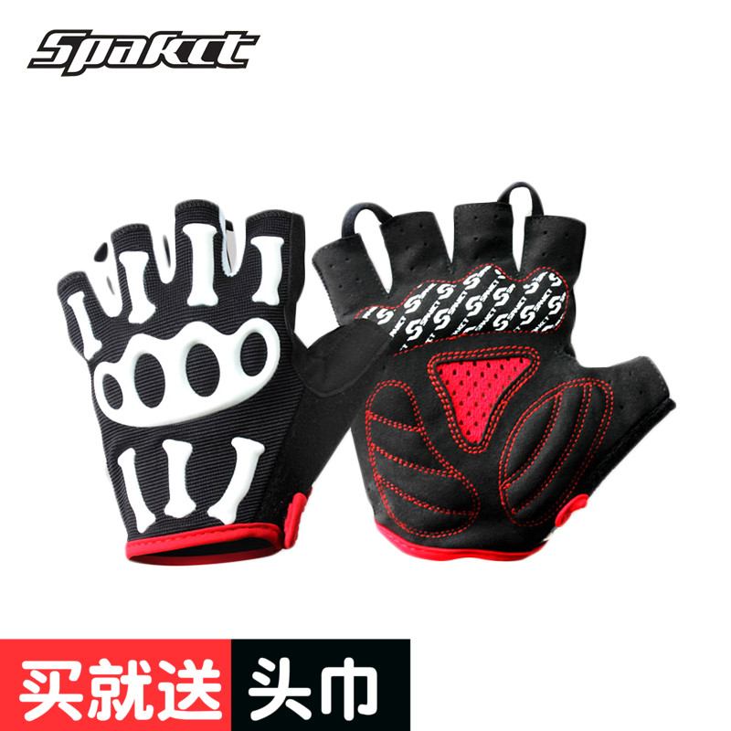 thắng tay xe máy spakct Spake đi xe đạp găng tay nửa ngón tay mùa hè xe đạp leo núi ngón tay ngắn nam và nữ thiết bị xe đạp yếm xe vision tay thắng xe airblade