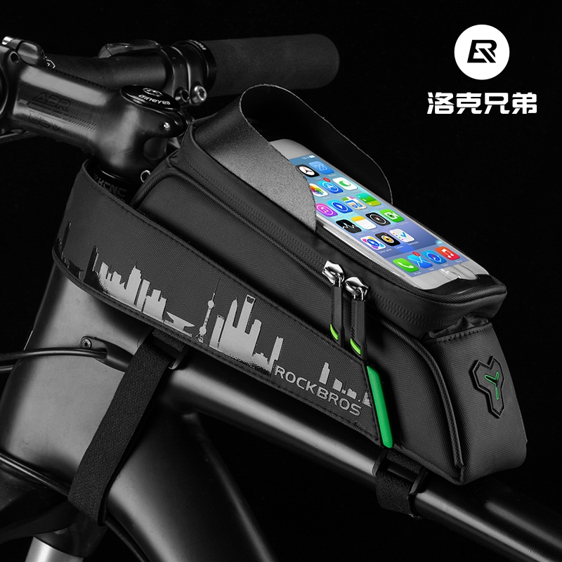 yếm xe cub 50 Rock Brothers leo núi túi xe đạp túi trước chùm túi trên ống yên xe túi màn hình cảm ứng phụ kiện thiết bị đi xe đạp giá chân chống xe máy chân chống xe sirius