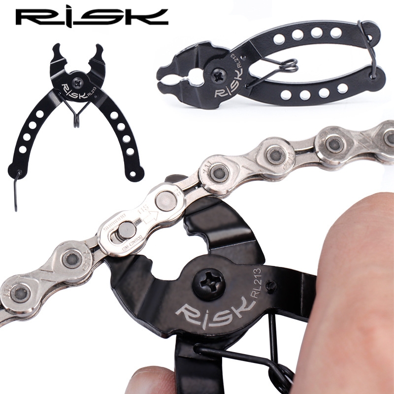 RISK dây xích ma thuật khóa kìm kìm hãm xe đạp leo núi dây xích ma thuật khóa công cụ tháo lắp nhanh chóng công cụ lắp đặt khóa tháo lắp chân chống nghiêng xe máy yếm xe máy