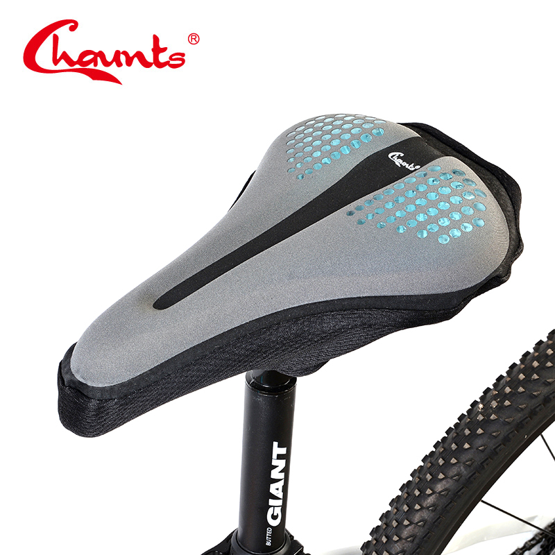 CHAUNTS Đệm xe đạp leo núi Nắp đệm silicon dày thoải mái Bìa đường Dead Fly Ghế đệm Thiết bị cảm biến chân chống xe máy chân chống xe máy inox