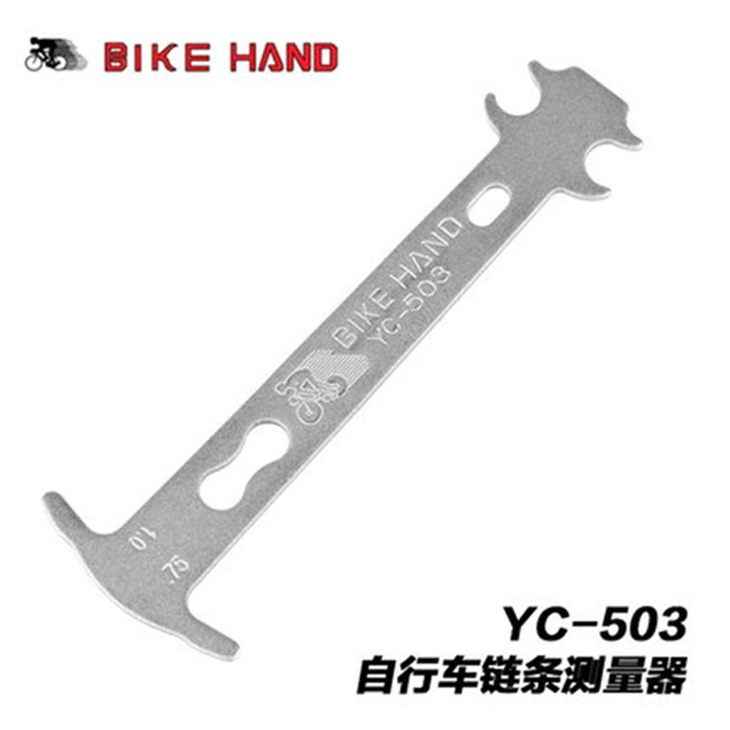 Máy đo xích xe đạp leo núi Đài Loan BIKE HAND Dụng cụ sửa chữa thiết bị xích xe đạp đơn YC-503 chân chống nghiêng xe máy inox chân chống xe sirius