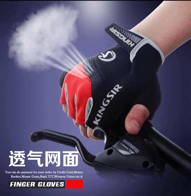 Gants pour vélo mixte KINGSIR - Ref 2242163 Image 3