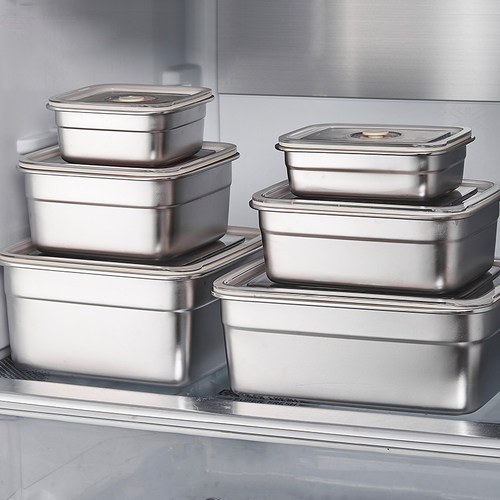 真空密封食品级不锈钢保鲜盒