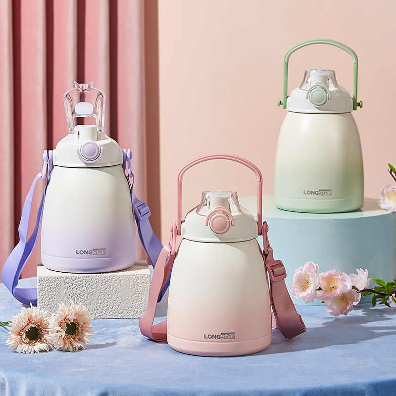 龙士达316不锈钢保温杯大肚杯