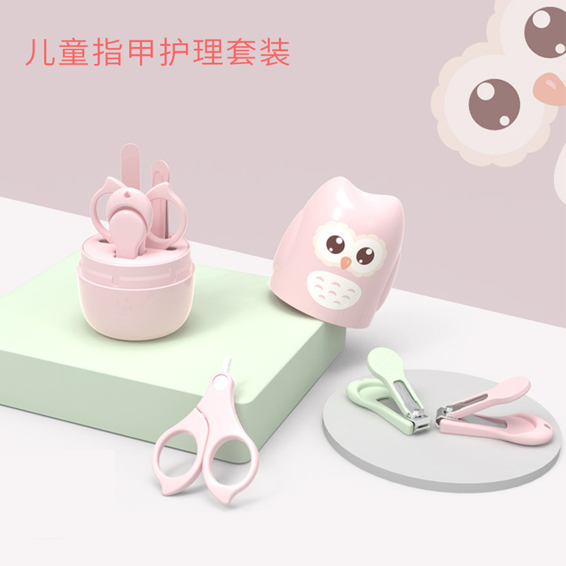 Baby Nail Clipper Trimmer Scissor Tweezer Children Manicure