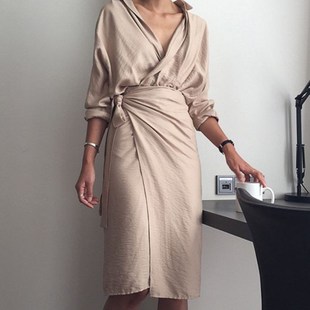 women casual dress set 2018 long autumn