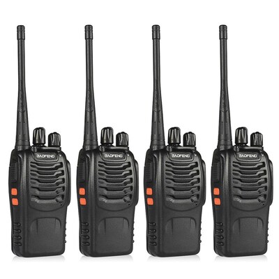 4pcs BaoFeng BF-888S Walkie Talkie UHF400-470MHZ Portable Ha
