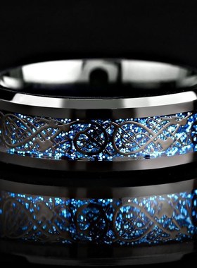 dragon ring men's tide single personality men's index