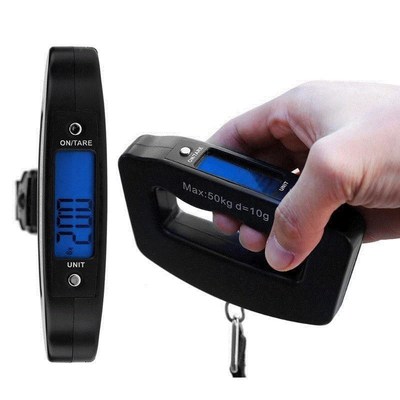 50kgx10g mini portable electronic scale weight luggage weigh