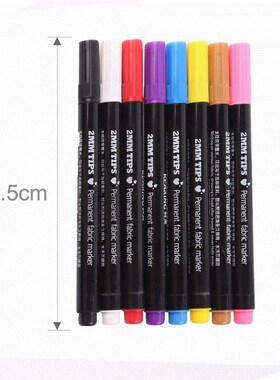 fengrise permanent marker pen paint fabric marking pens mult