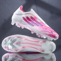 F50 lace-free football shoes for men and women, TF studs, AG long studs, short studs, children, boys, teenagers, primary and secondary school students thumbnail 8