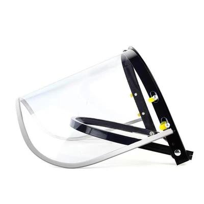 安全帽式防护面罩支架配面屏防液飞溅打磨防冲击透明面罩电焊防化