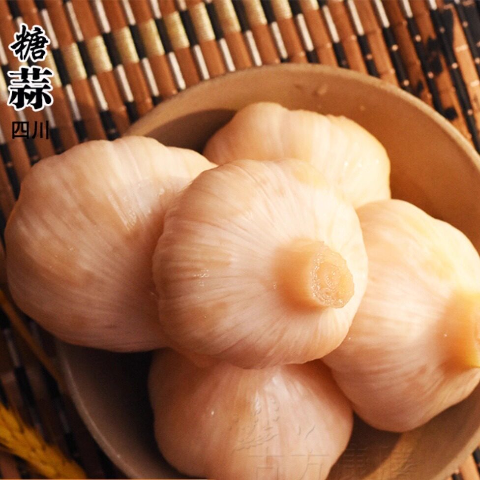 四川农家泡蒜甜酸开胃嫩蒜