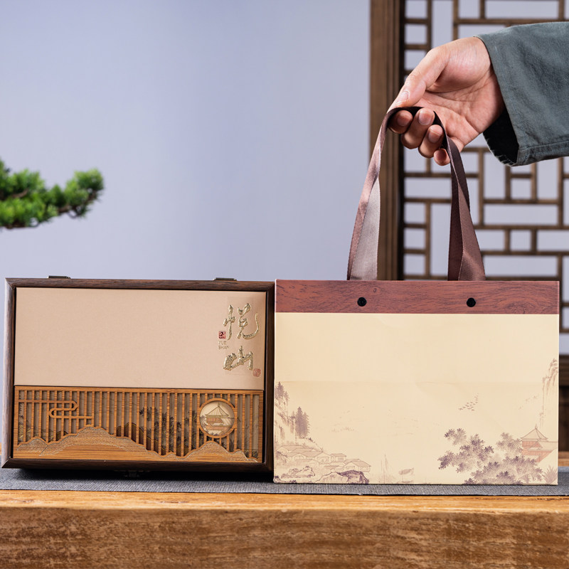 散茶包装盒空礼盒半斤一斤茶叶礼盒装空盒福鼎白茶普洱茶包装盒子