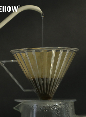iMellow V型滤杯V60手冲咖啡滴滤杯进口树脂滴漏式咖啡过滤器漏斗