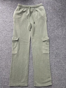 F138原货秋款 子女 松紧腰抽绳水洗休闲裤