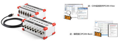 德国PEAK 全新PCAN-USB 6通道CAN卡  IPEH-004063 IPEH-004062