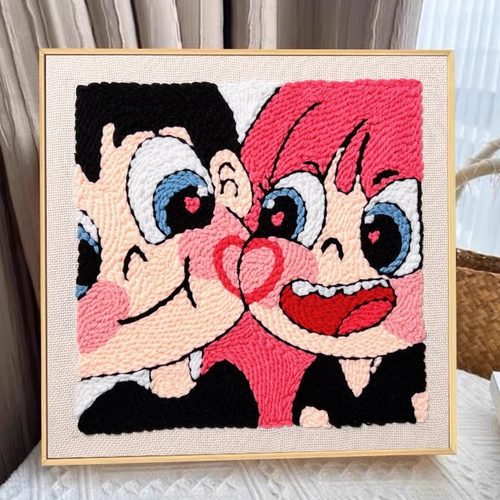 情侣礼物戳戳绣星蝶公主头像闺蜜