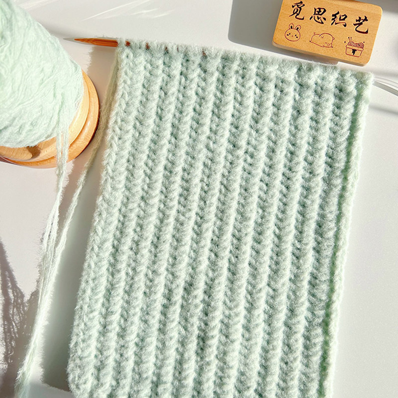 云朵棉棉围巾diy材料宝编织礼物