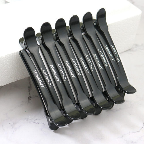 磨砂鸭夹子美发夹发廊专用剪发分区夹烫染发定位鳄鱼夹子