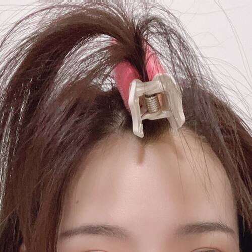 蓬松头发卷发筒无痕碎发夹发卡发根颅顶头顶固定刘海前额夹子