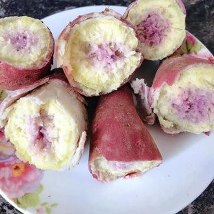 茂名沙地冰淇淋番薯一点红番薯五彩色粉糯自家种香甜番薯包邮