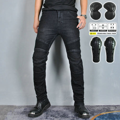 VOLERO摩托车牛仔裤防摔耐磨弹力