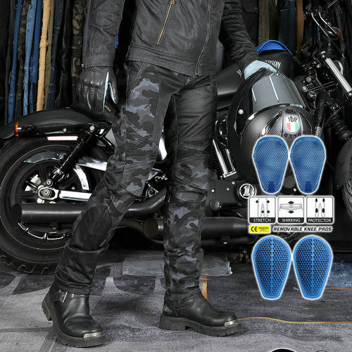 VOLERO摩托车骑行裤防摔透气裤