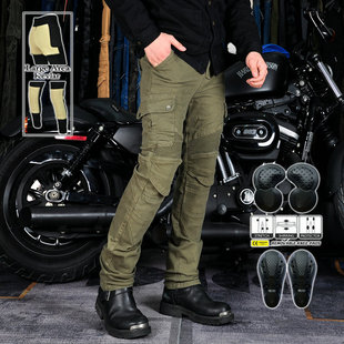 loong biker 摩托车骑行牛仔裤复古防摔机车裤耐磨抗撕裂骑行裤子