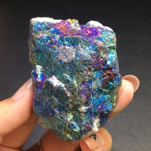 纯天然保真七彩斑铜矿石蓝紫斑矿石地址博物馆教学多款任意选原石