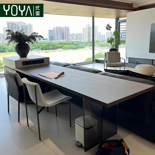 岩板岛台餐桌一体现代简约家用厨房多功能带电磁炉冰箱可伸缩岛台