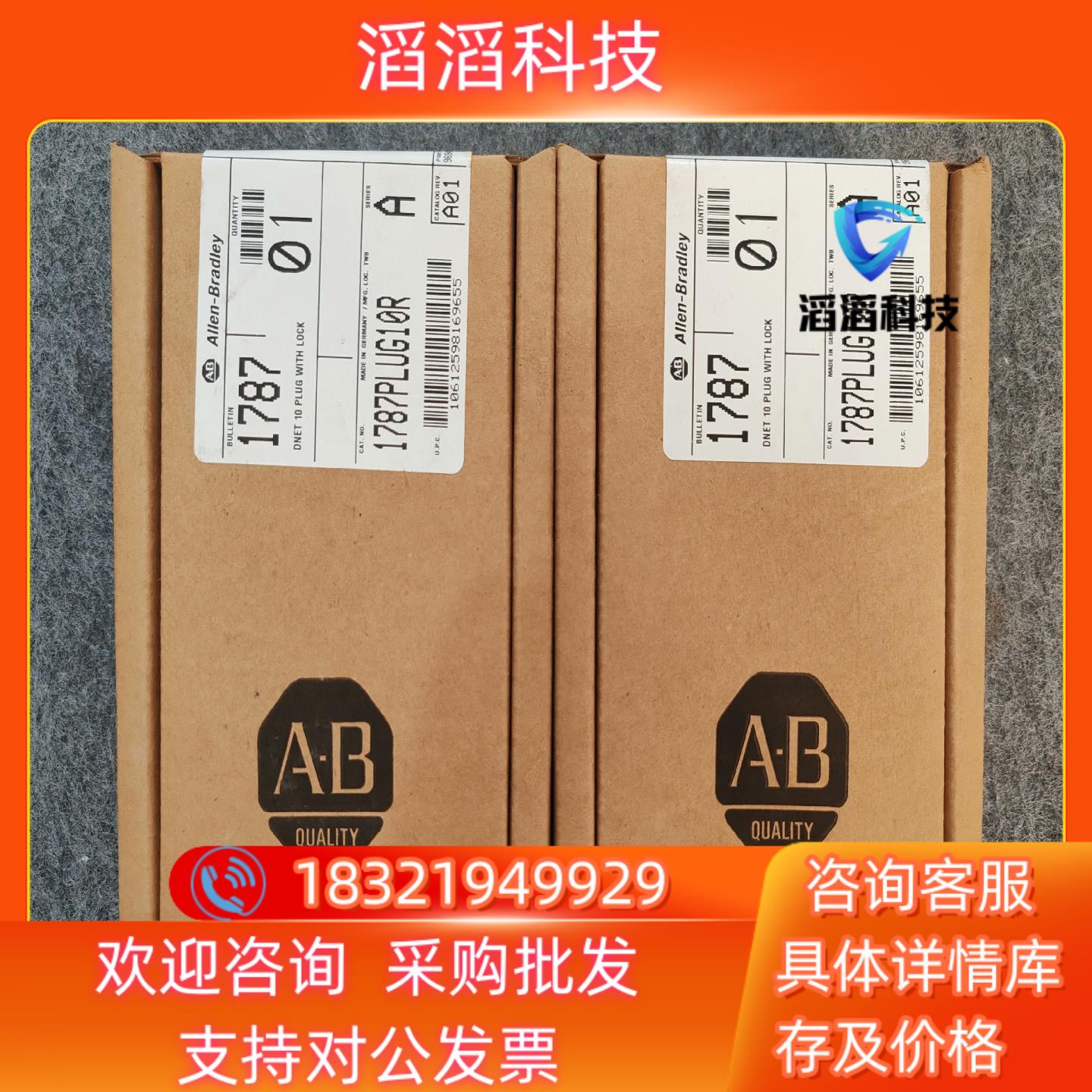 现货AB罗克韦尔1787PLUG10R 全新未使用 没有开封 实