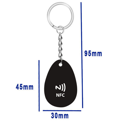 NFC滴胶扣饰NTAG213/215/216名片网址NFC社交工具NFC支持定制