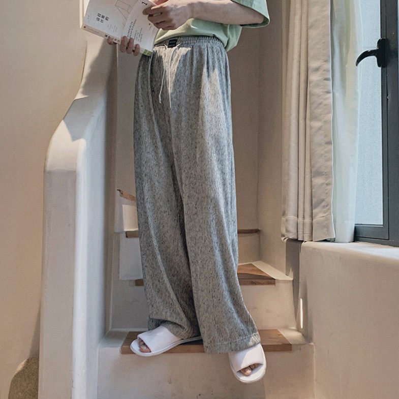 【精品】新款上市◆2025冬季垂感针织休闲男ins风宽松直筒拖地裤,男装,休闲裤,淘宝优惠券,粉丝福利购,淘宝优惠卷