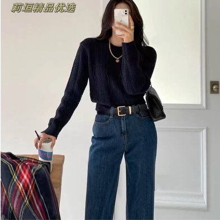 2025新款miu缪家皮带女进口头层牛皮复古真皮腰带时尚百搭牛仔裤