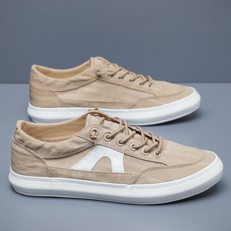 男鞋冬季2026新款网面透气一脚蹬帆布鞋男士防滑软底薄款休闲板鞋,流行男鞋,帆布鞋,淘宝优惠券,粉丝福利购,淘宝优惠卷