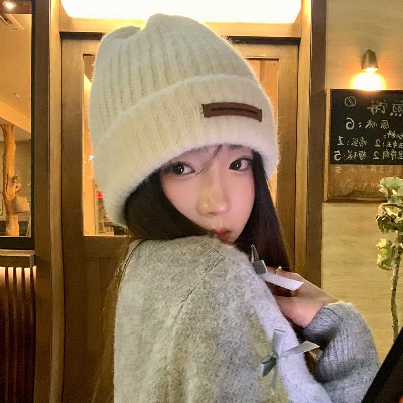 周给给百搭逛街韩版显脸小针织帽