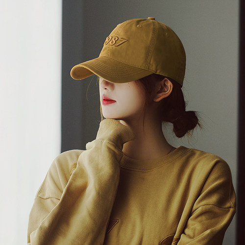 蔡小胖显脸小鸭舌帽棒球帽